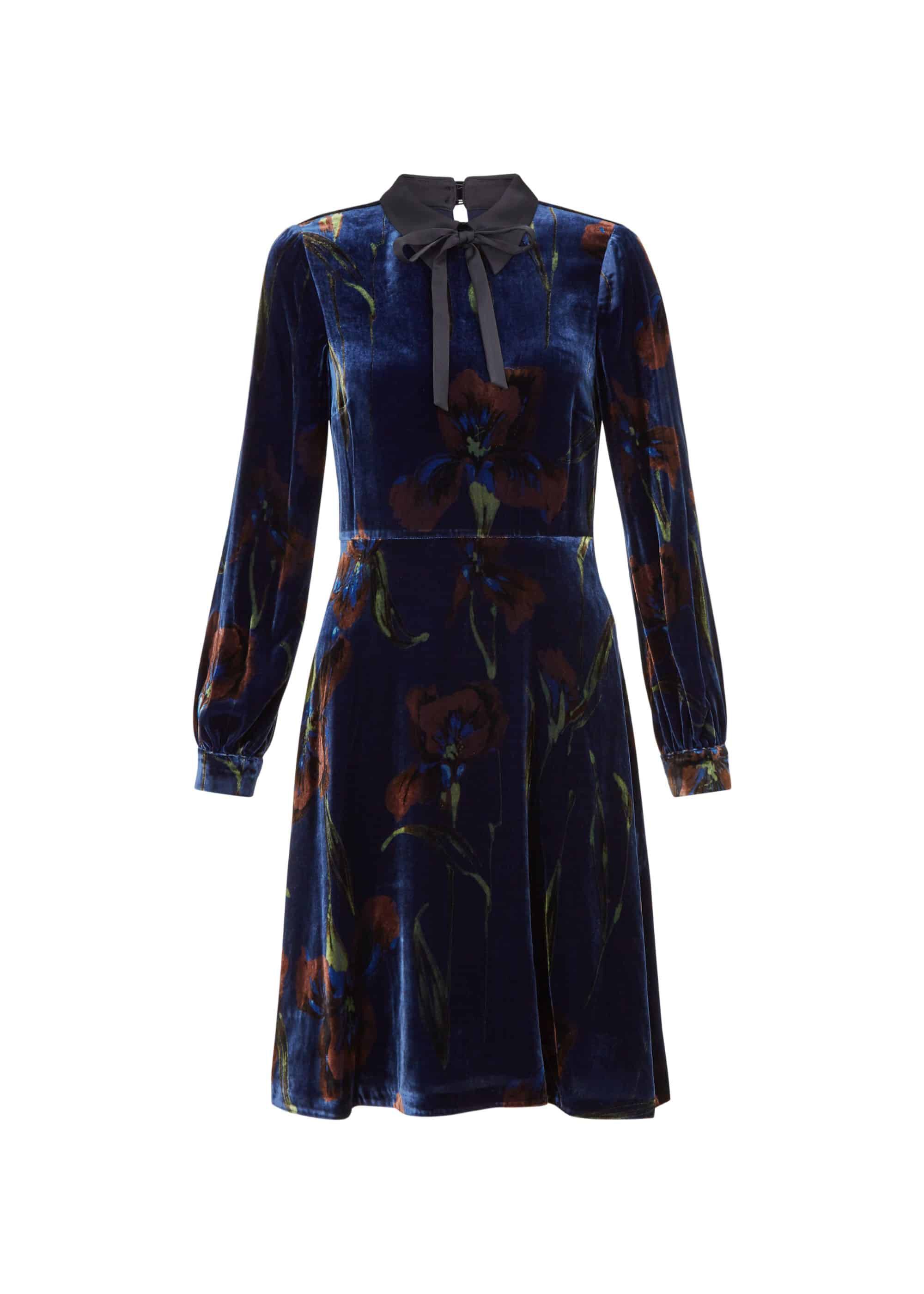 hobbs cadence velvet dress