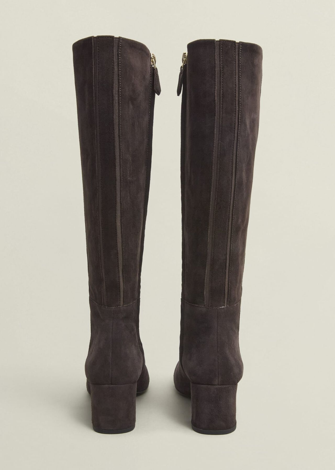 Caroline Knee Boots, Chocolate Brown, hi-res