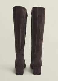 Caroline Knee Boots, Chocolate Brown, hi-res