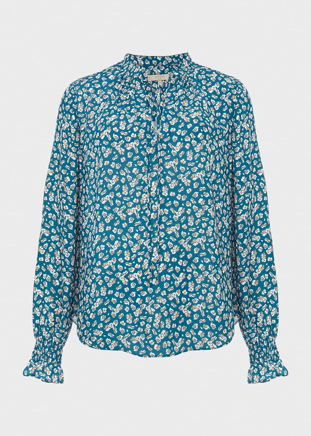 Aisha Blouse, Blue Multi, hi-res