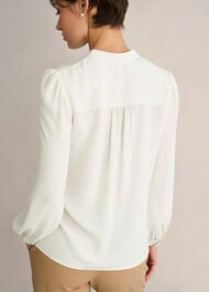 Dominica Blouse, True Ivory, hi-res