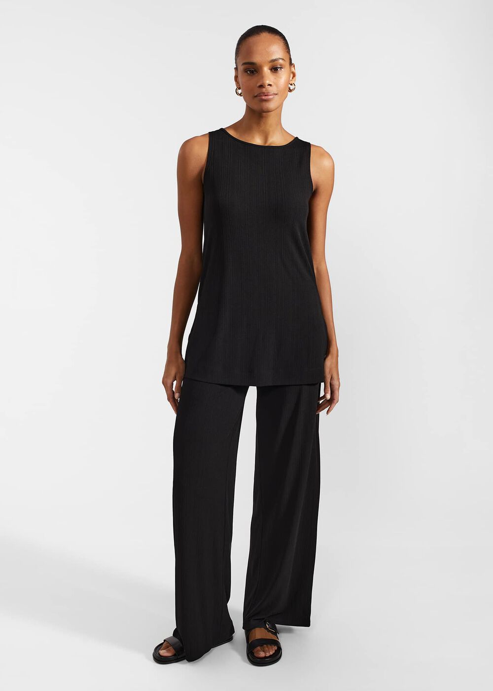 Avery Jersey Pants, Black, hi-res