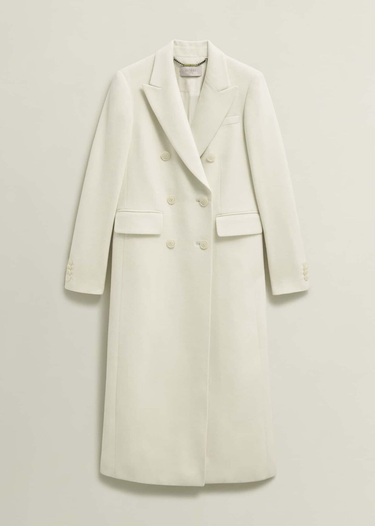 Juniper Wool Coat, Ivory, hi-res