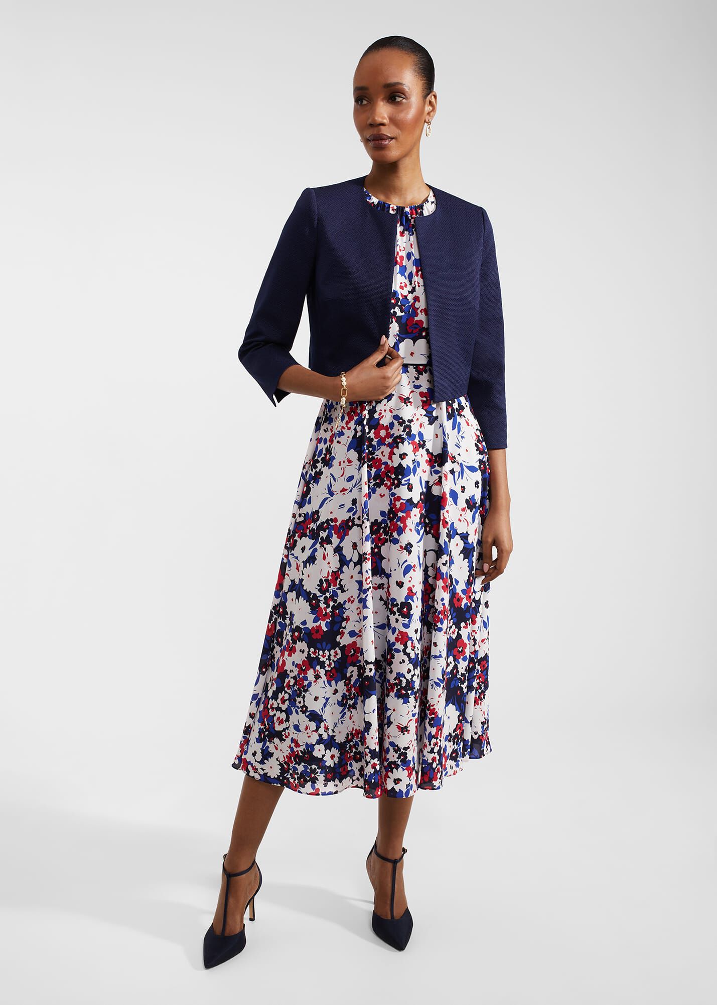 Hobbs elize jacket navy top
