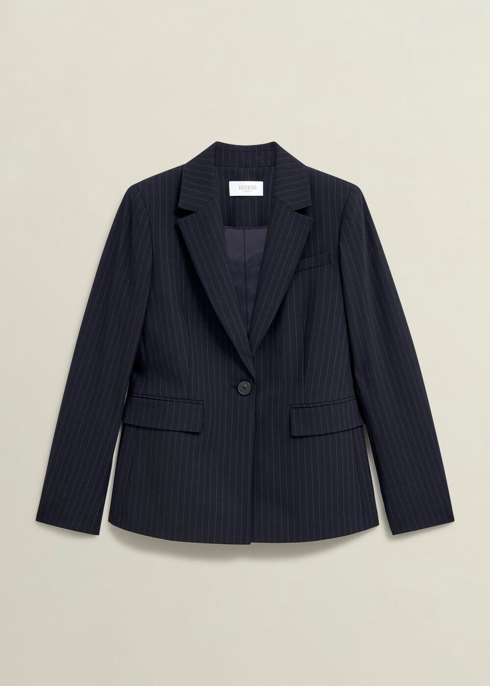 Salisbury Jacket With Wool, Navy Ivory, hi-res