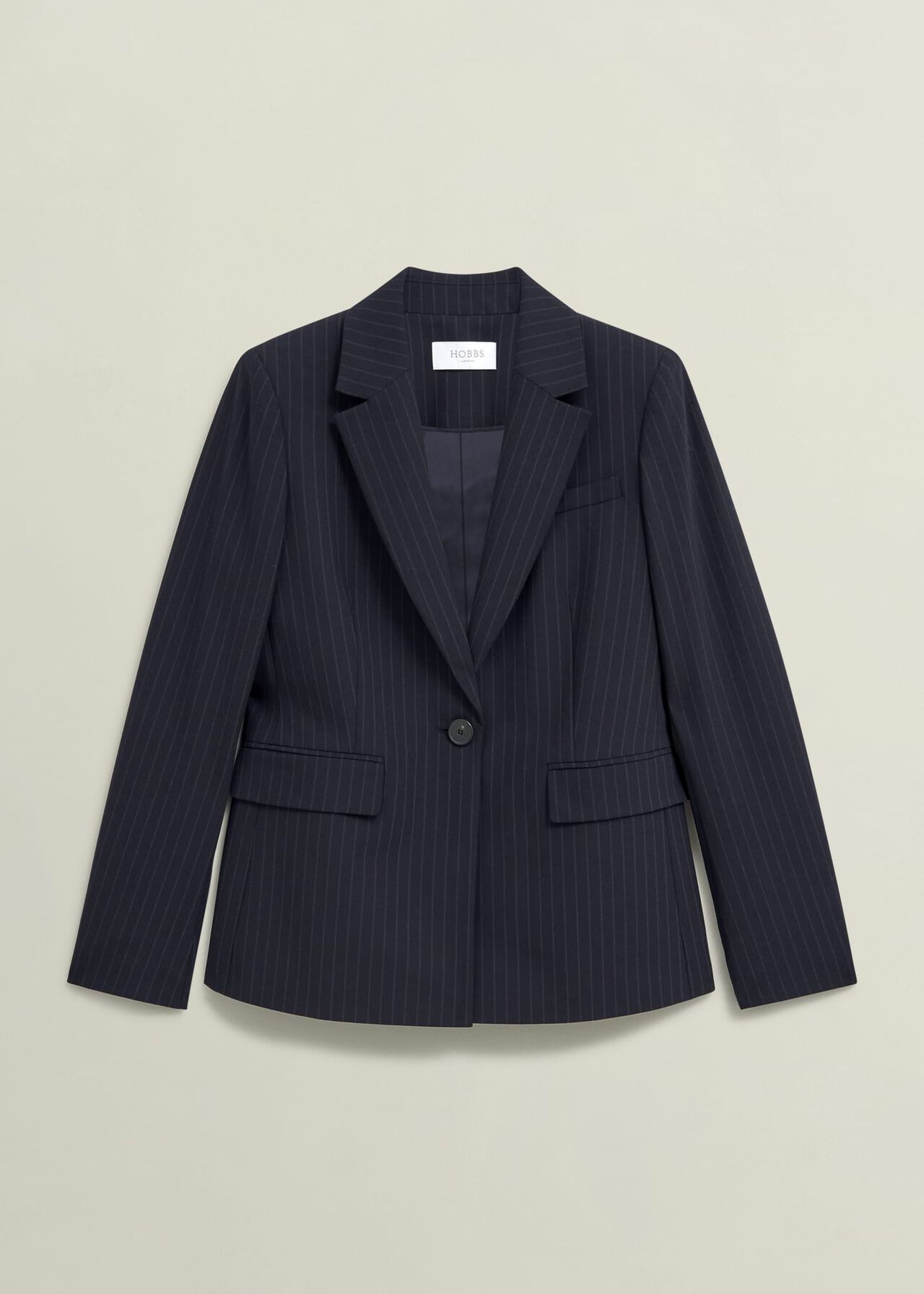 Salisbury Jacket With Wool, Navy Ivory, hi-res