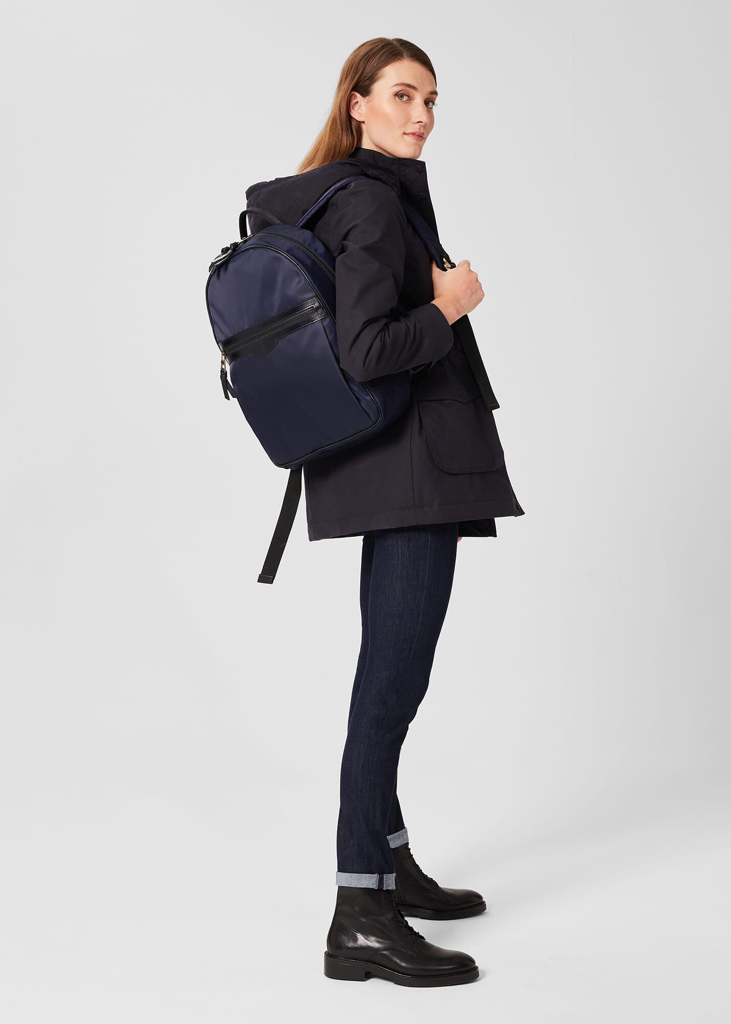 Hobbs jasmin outlet coat navy