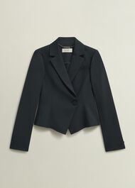 Linda Fitted Jacket, Deep Pine Green, hi-res