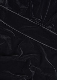 Marissa Velvet Dress, Black, hi-res
