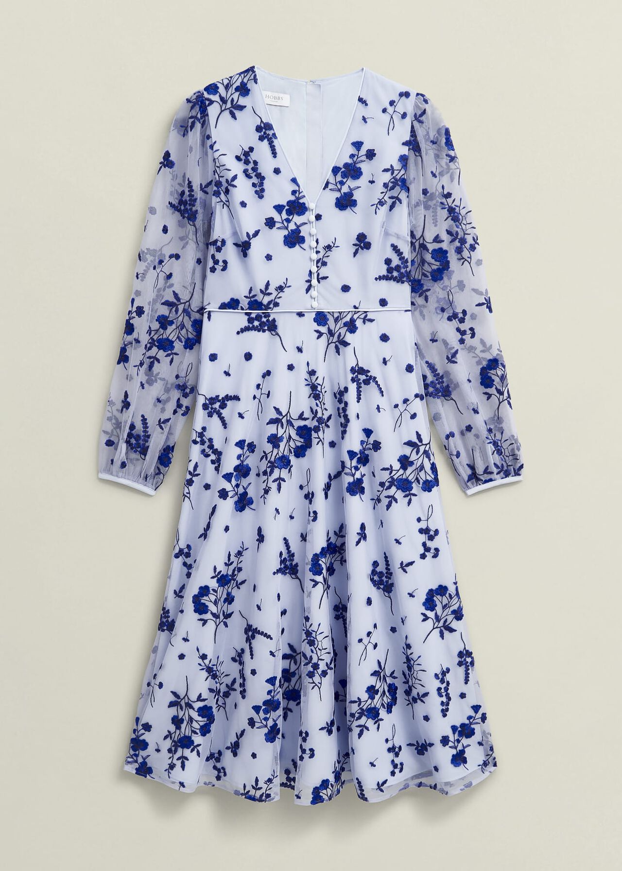 Hobbs Ella Embroidered Dress