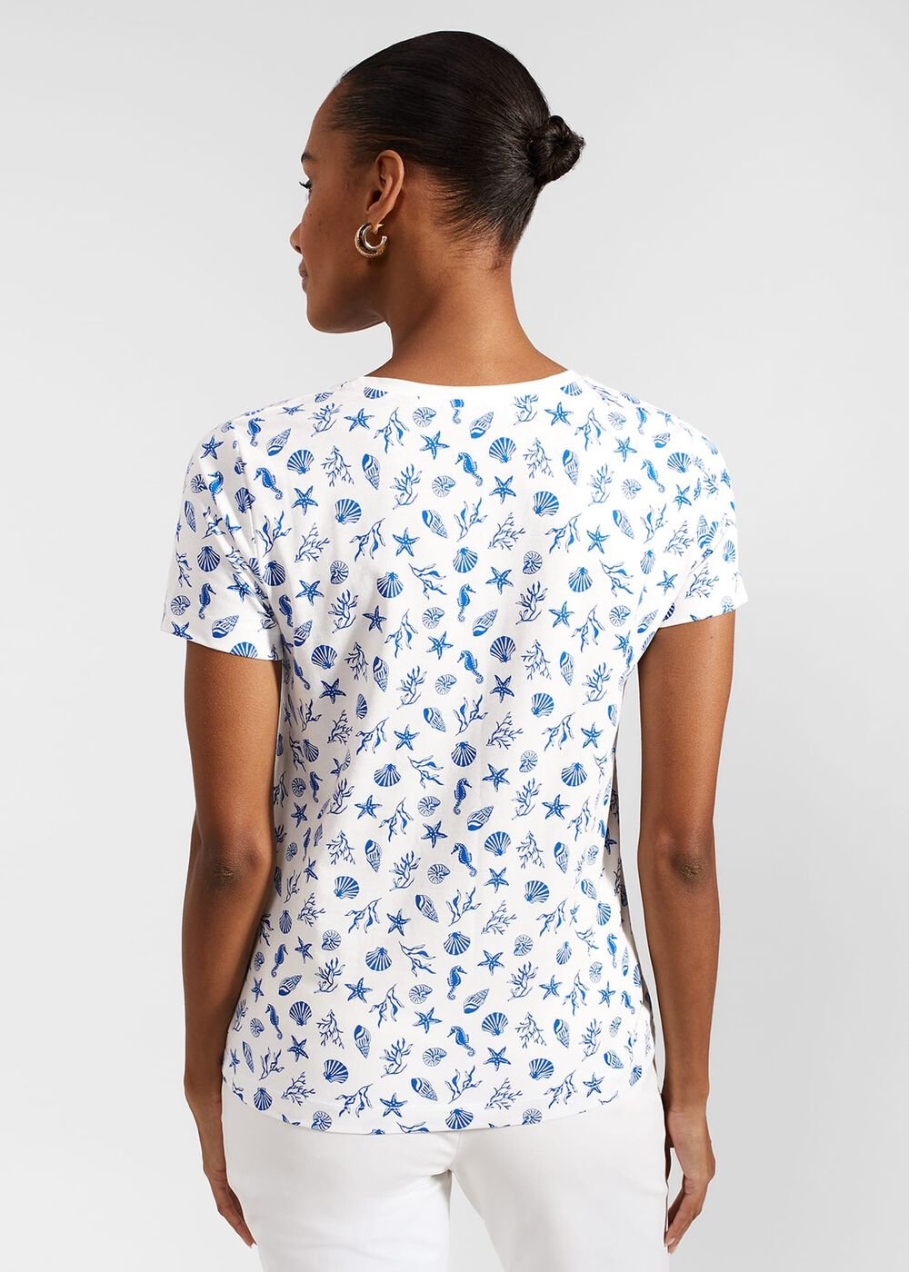 Pixie Printed T-Shirt, Ivory Blue, hi-res
