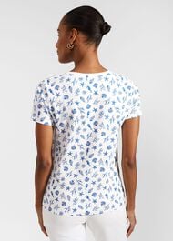 Pixie Printed T-Shirt, Ivory Blue, hi-res