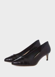 Emma Court Shoes, Black, hi-res