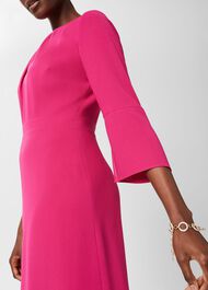 Marianne Fit And Flare Dress, Magenta Pink, hi-res