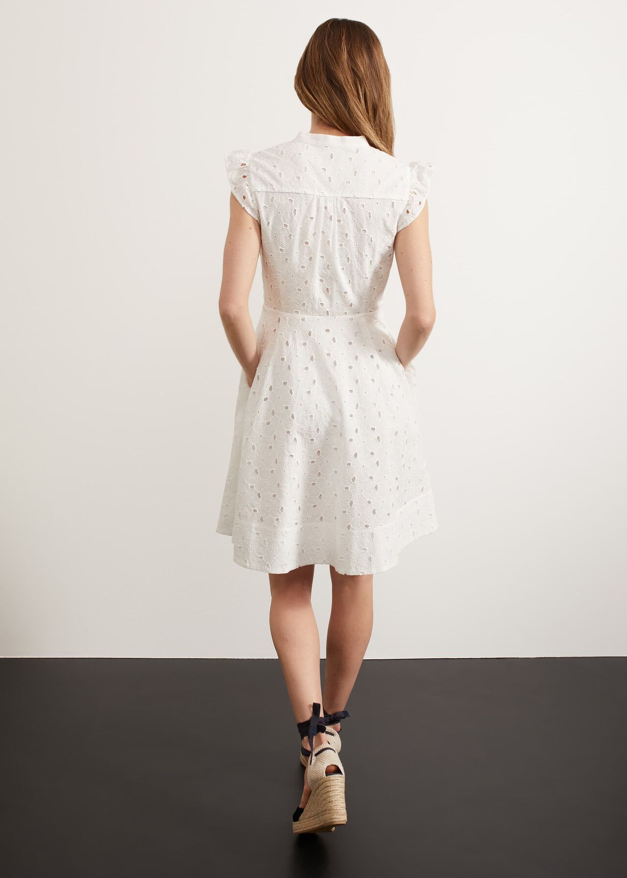 Sulby Dress, White, hi-res