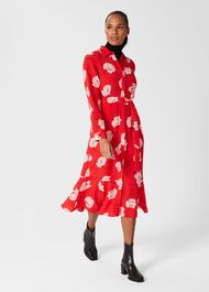 Orelia Dress, Red Pink, hi-res