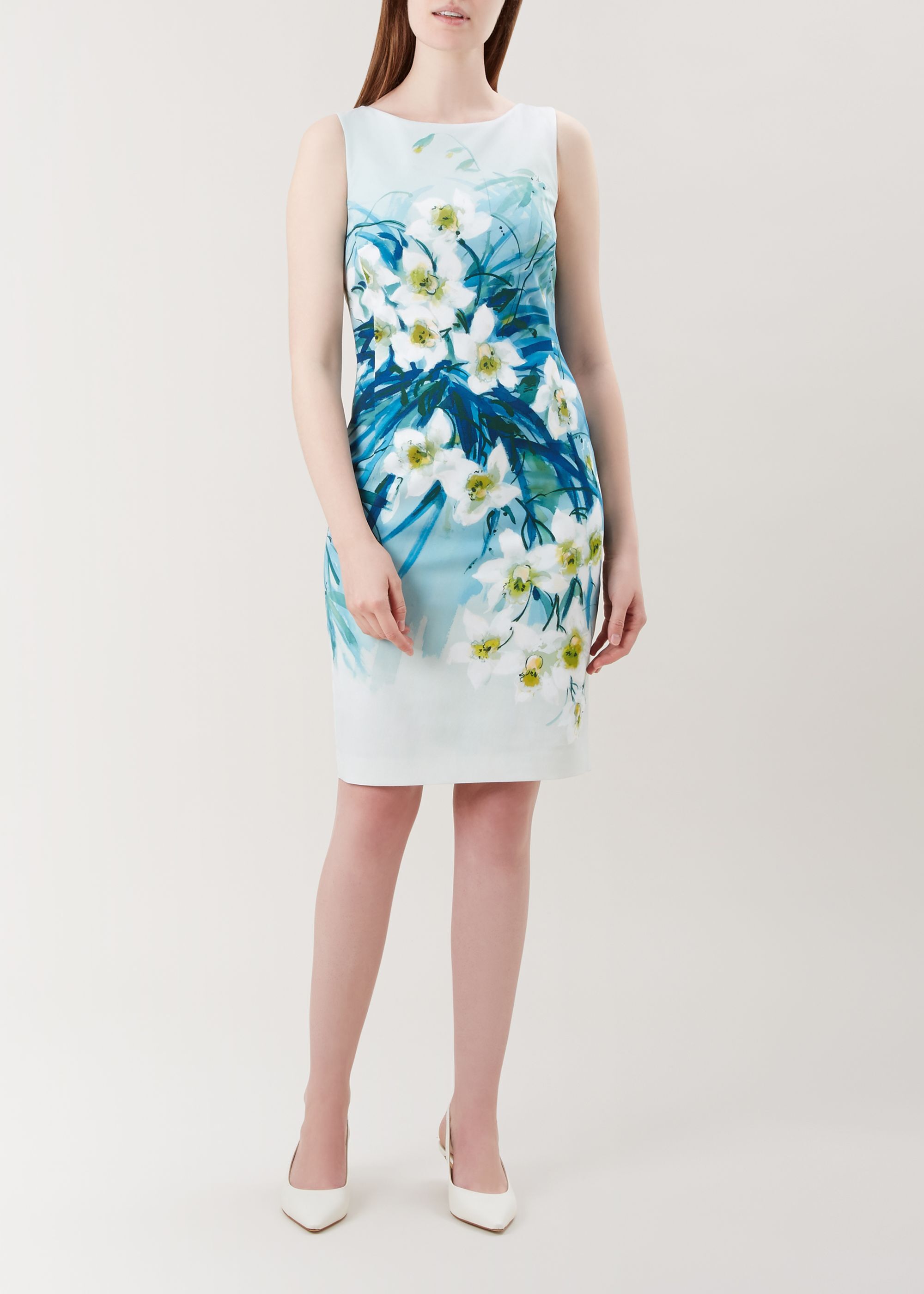 floral print bardot dress