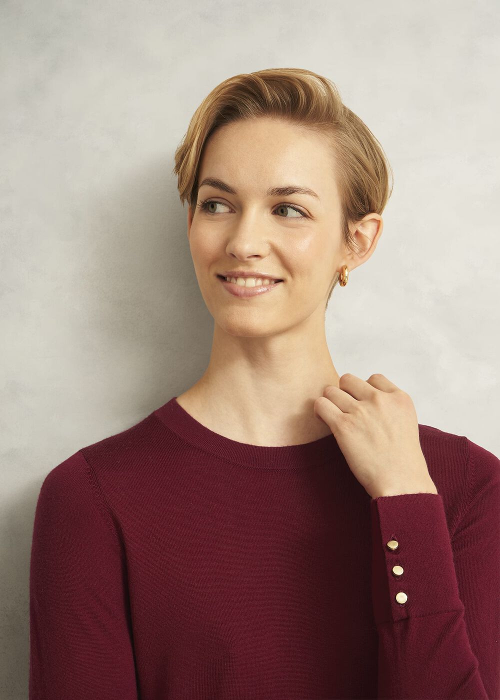 Penny Merino Jumper, Beryl Red, hi-res