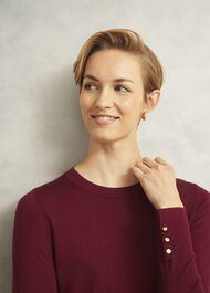 Penny Merino Jumper, Beryl Red, hi-res