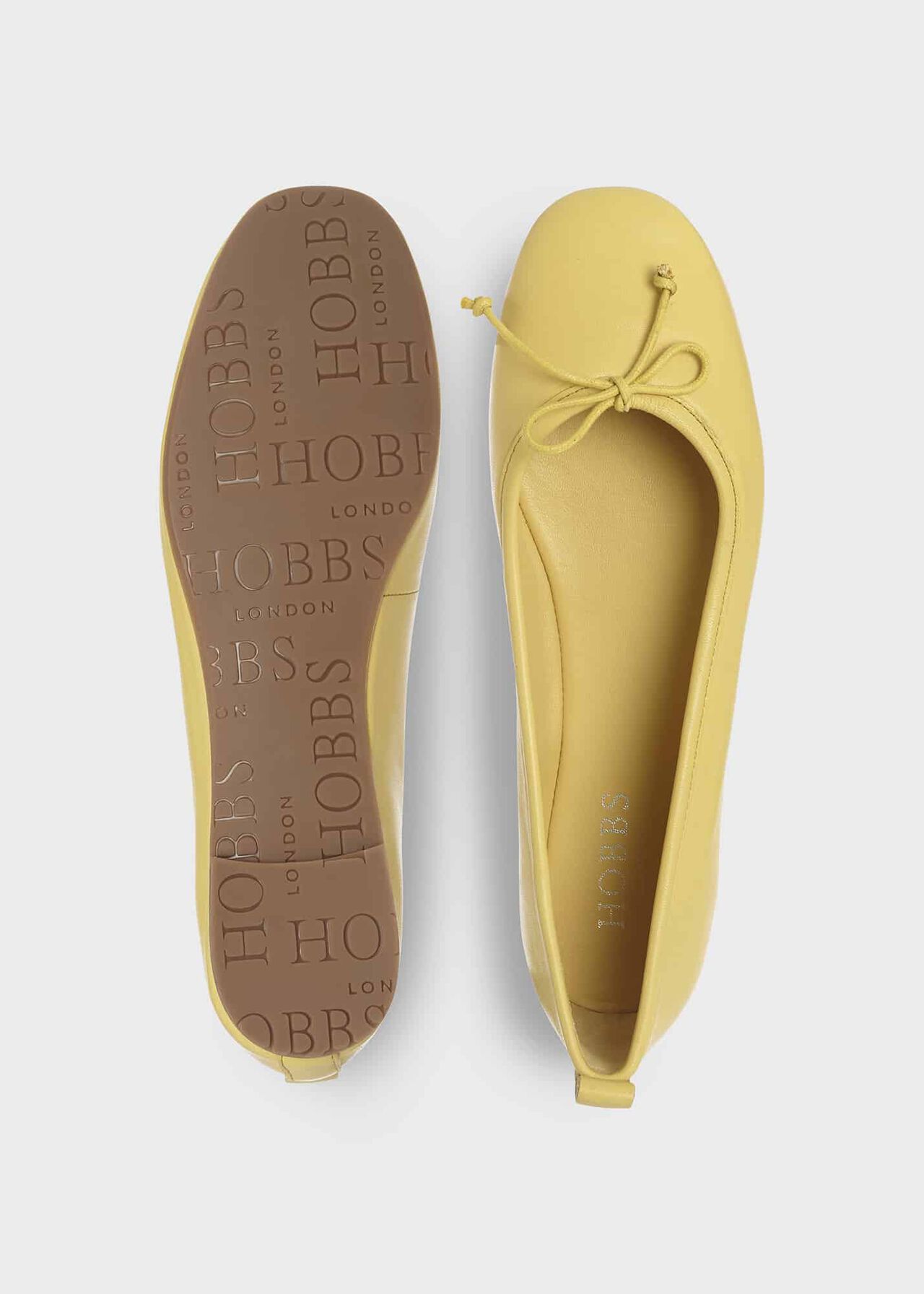 Hattie Ballet Flats, Pale Yellow, hi-res