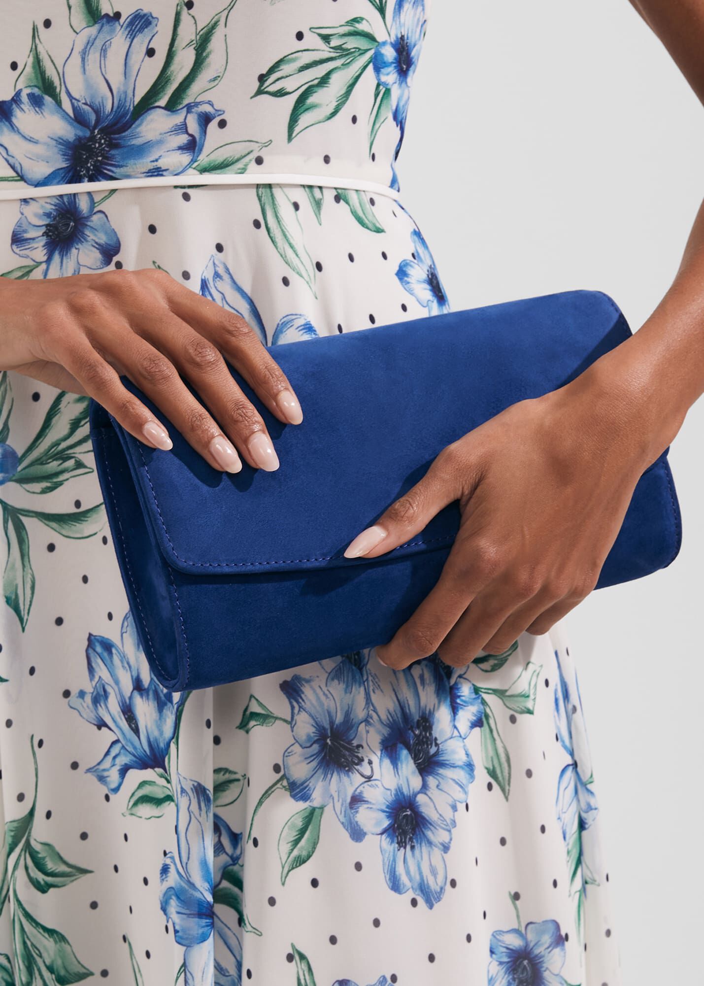 Cobalt blue evening bag outlet