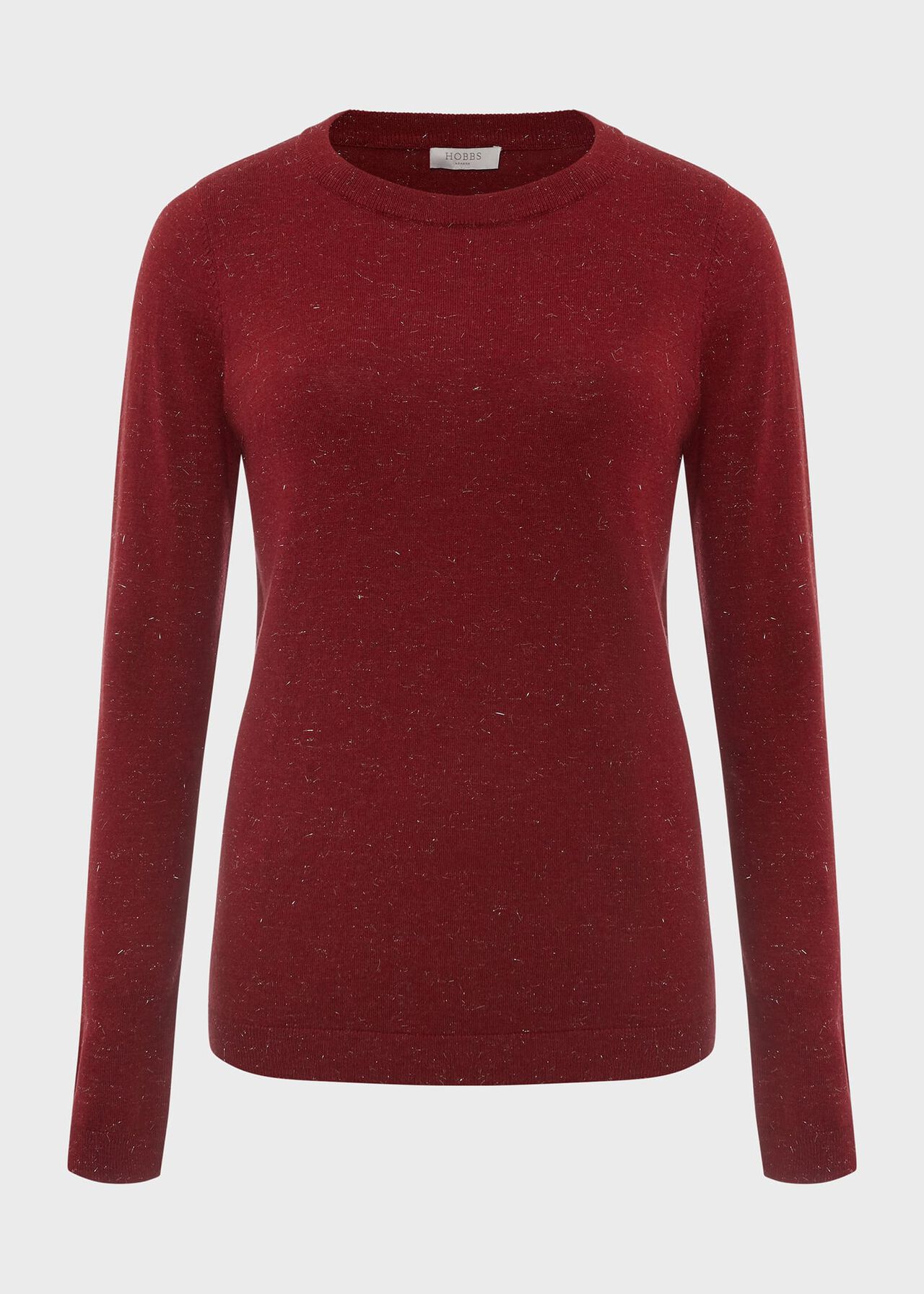 Penny Sparkle Jumper, Wine Red, hi-res