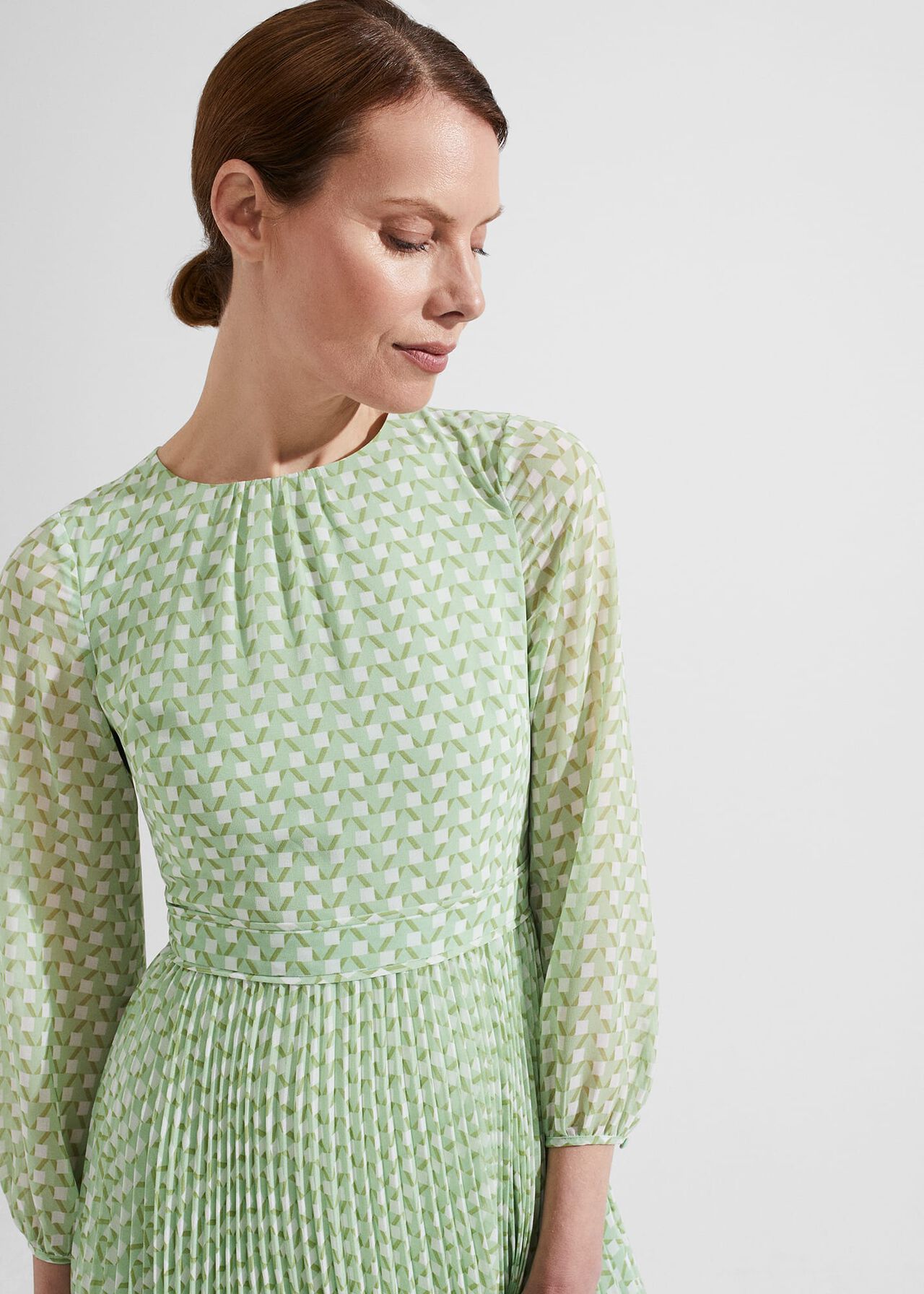 Salma Dress, Green Multi, hi-res