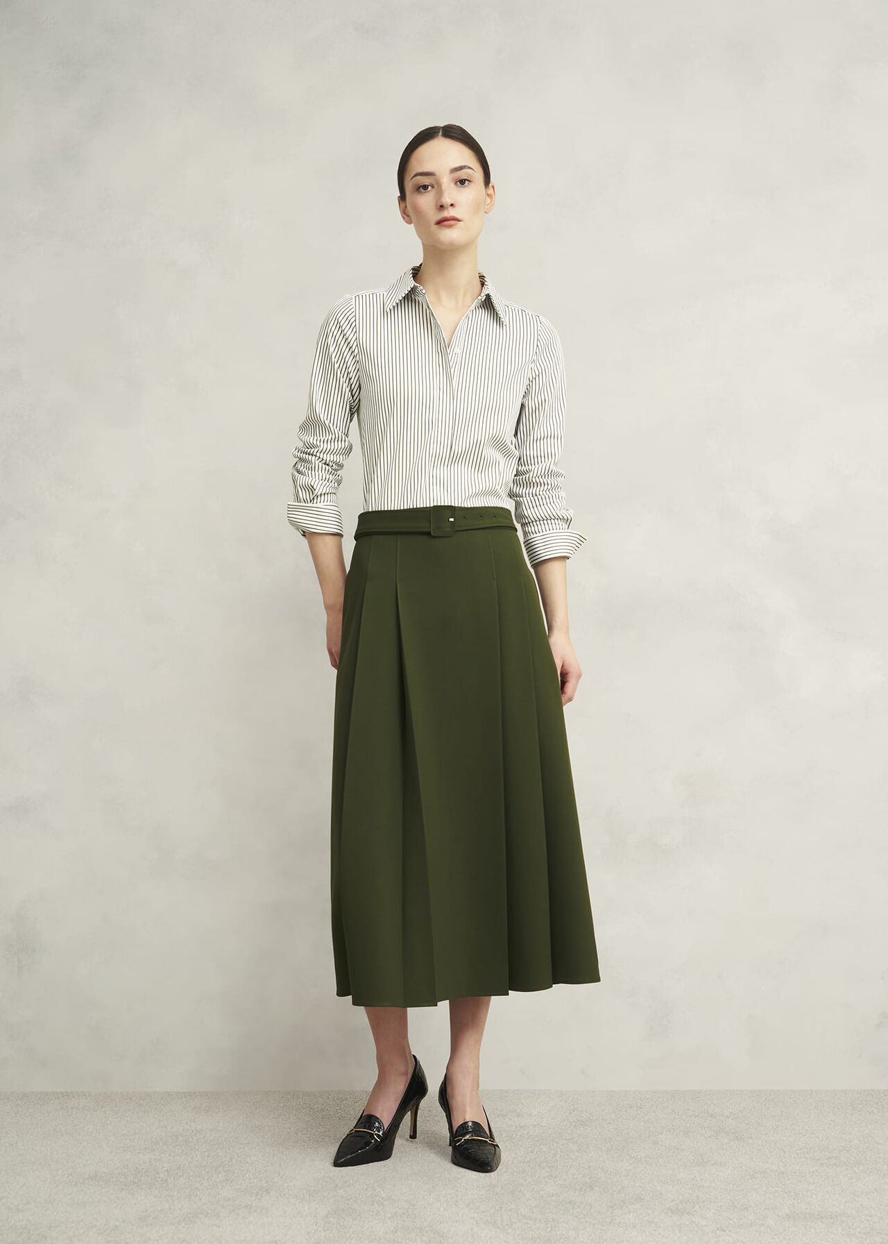 Jacqui Skirt, Dark Fern Green, hi-res