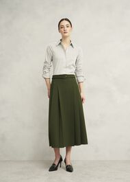 Jacqui Skirt, Dark Fern Green, hi-res