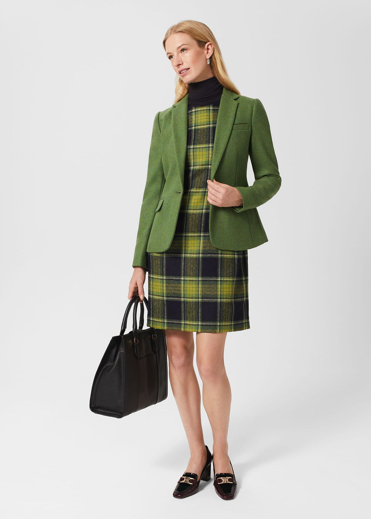 Blake Wool Jacket , Pea Green, hi-res