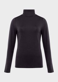 Mischa Turtle Neck, Navy, hi-res