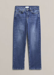 Shea Straight Jeans, Mid Wash, hi-res