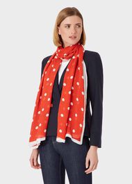 Penny Scarf, Red, hi-res