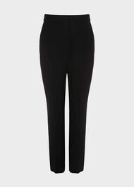 Alva Tapered Trousers, Black, hi-res