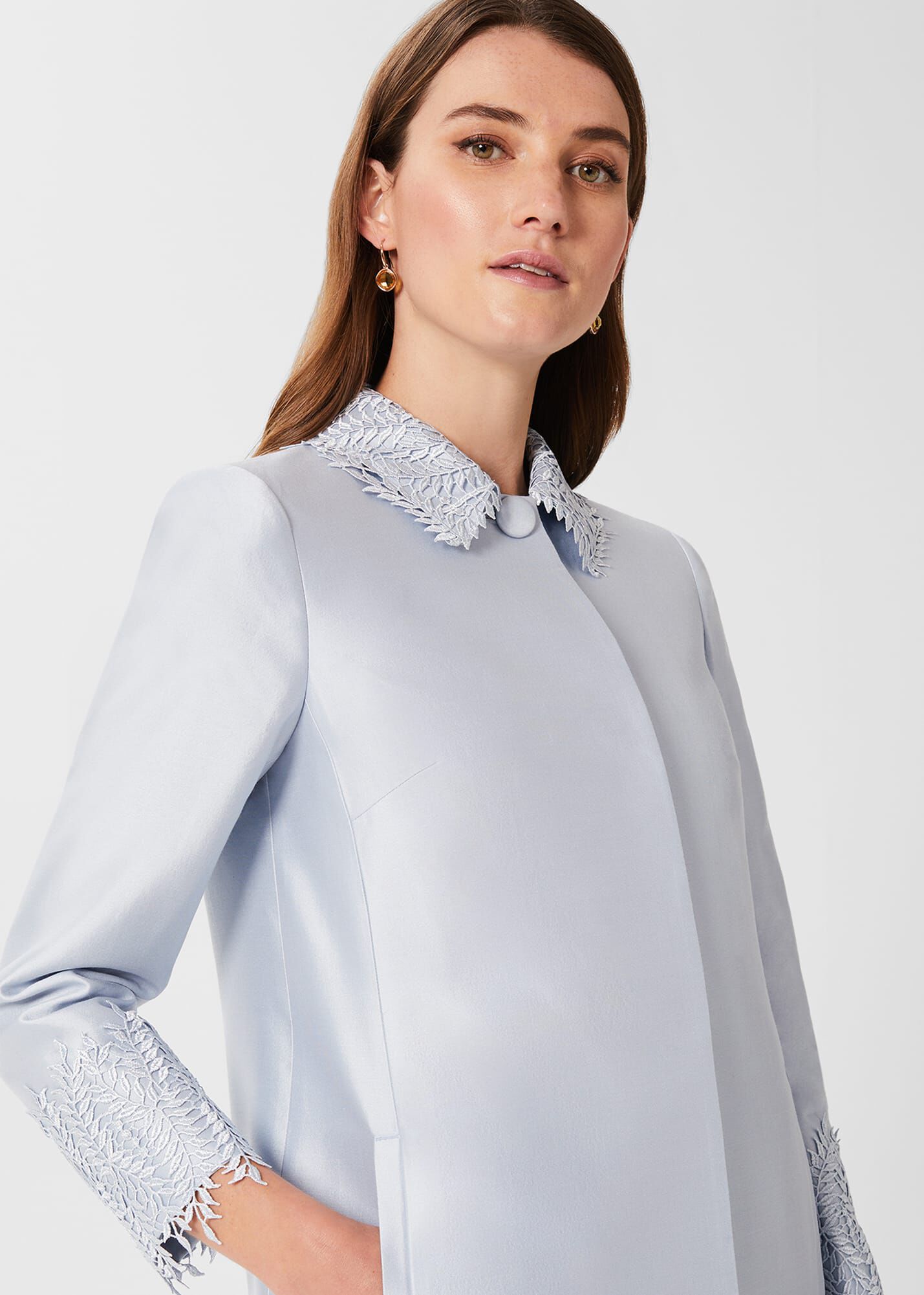 Hobbs pale blue coat shop