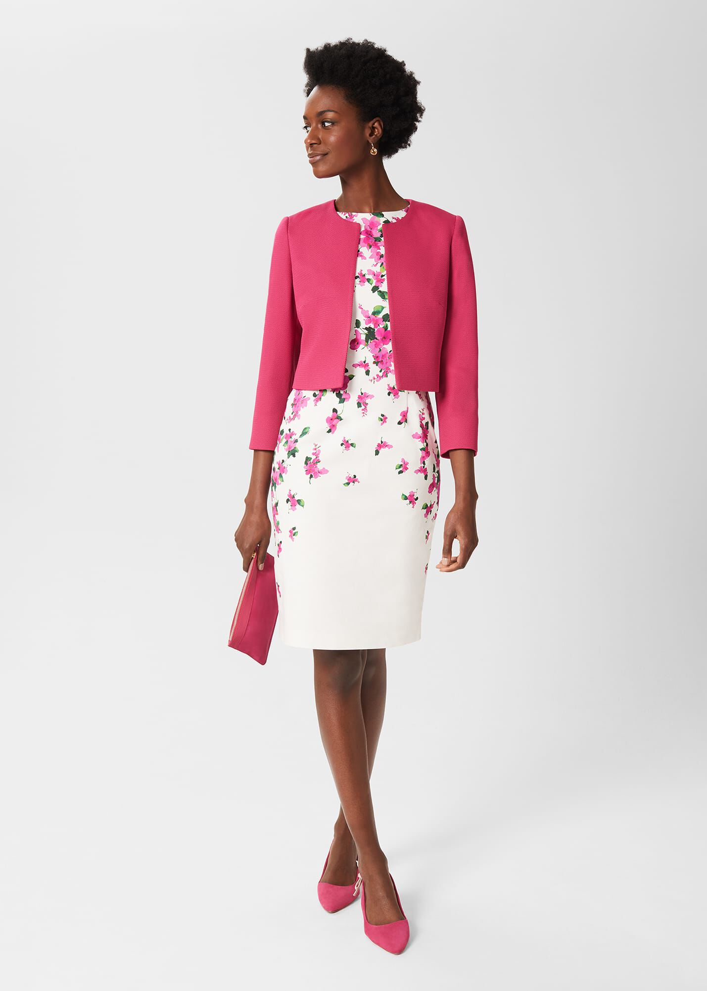 Hobbs fiona new arrivals dress navy ivory