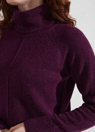 Aretha Sweater With Alpaca, Maroon Purple, hi-res