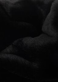 Florence Fur Coat, Black, hi-res