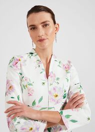 Suzanna Floral Tweed Jacket, Ivory Multi, hi-res