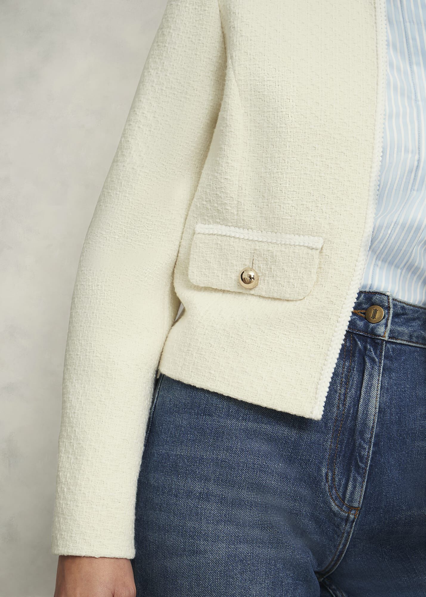 【Hobbs London】Hattie◆クロップド丈◆ツイードジャケット Hattie Jacket | Hobbs US |