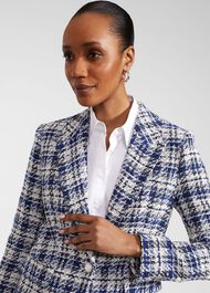 Emerson Cotton Blend Jacket, Blue Multi, hi-res