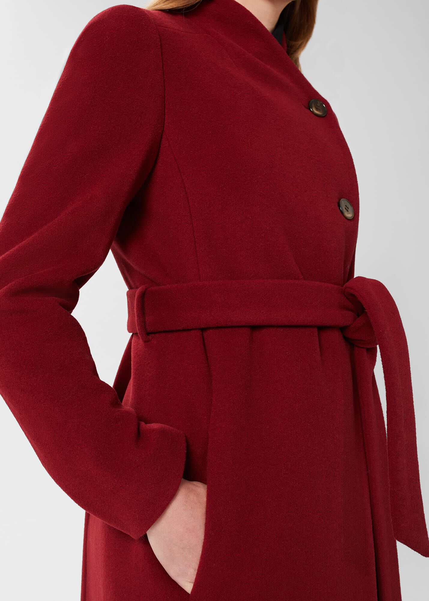 Hobbs gigi outlet coat red