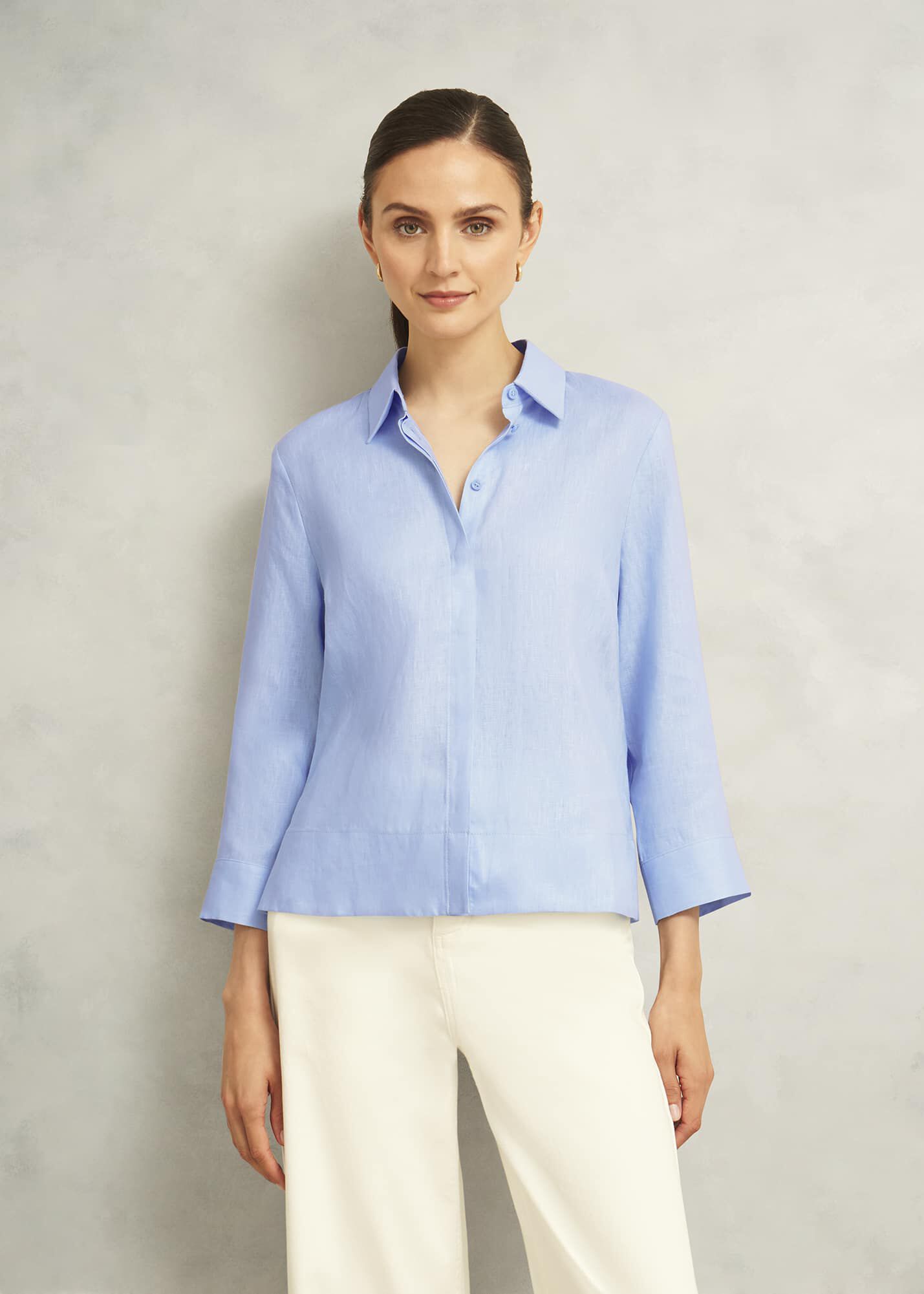 Light Blue Nita Shirt | Hobbs UK |