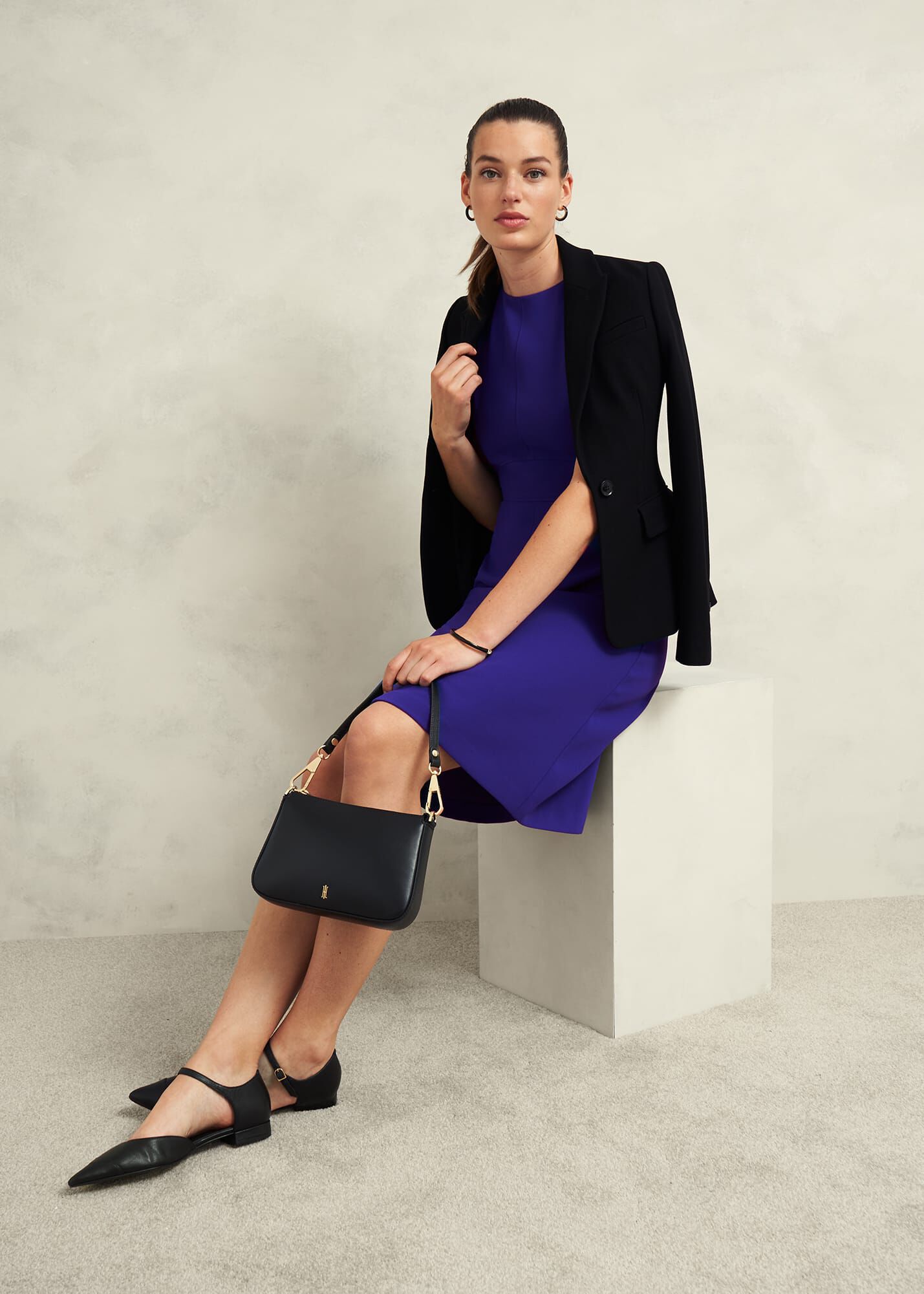 ★Hobbs London Opheliaポップオブカラーフレア 上質ワンピ★ Ophelia Dress | Hobbs US |