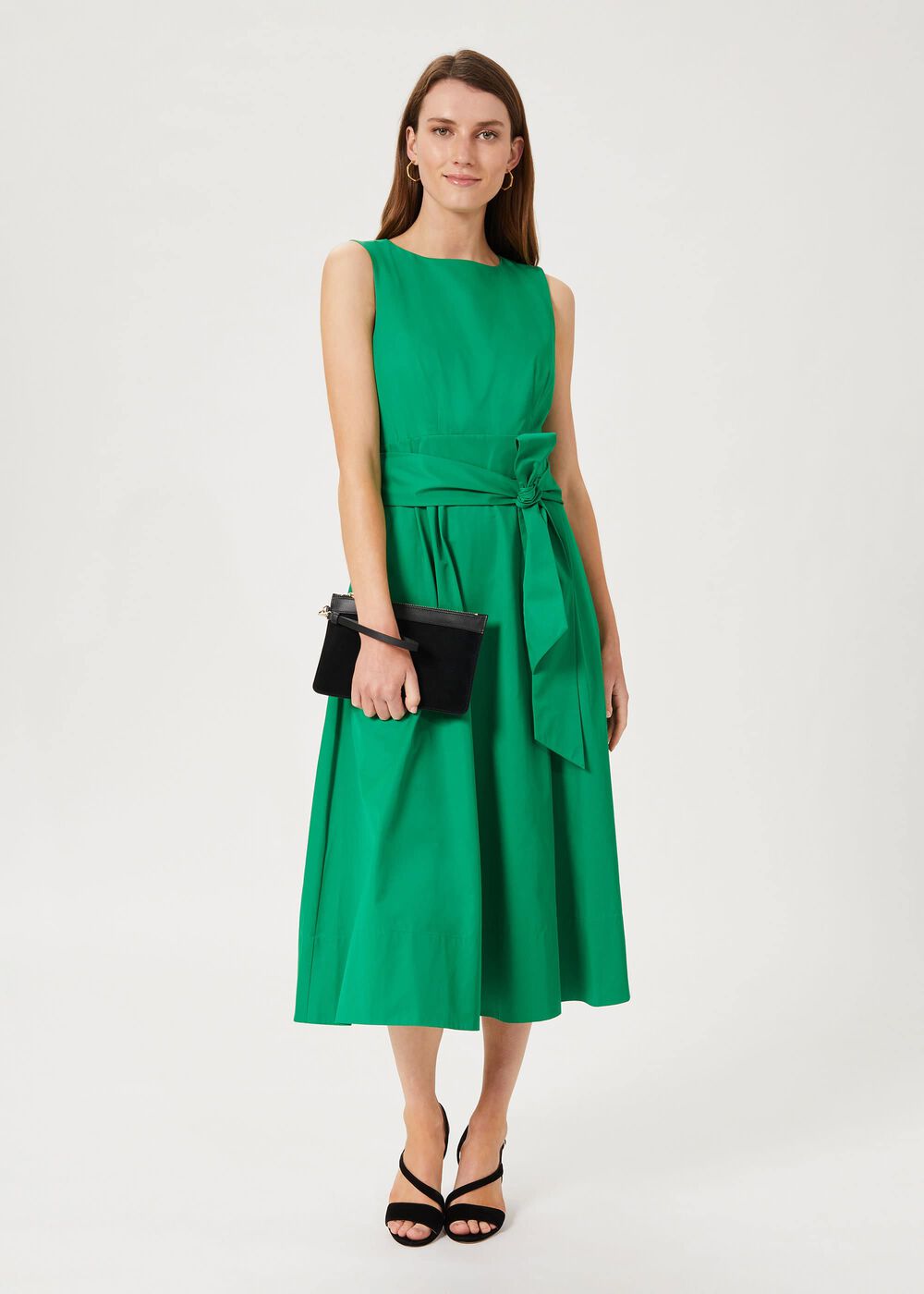 Tara Dress, Field Green, hi-res