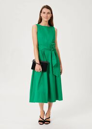 Tara Dress, Field Green, hi-res