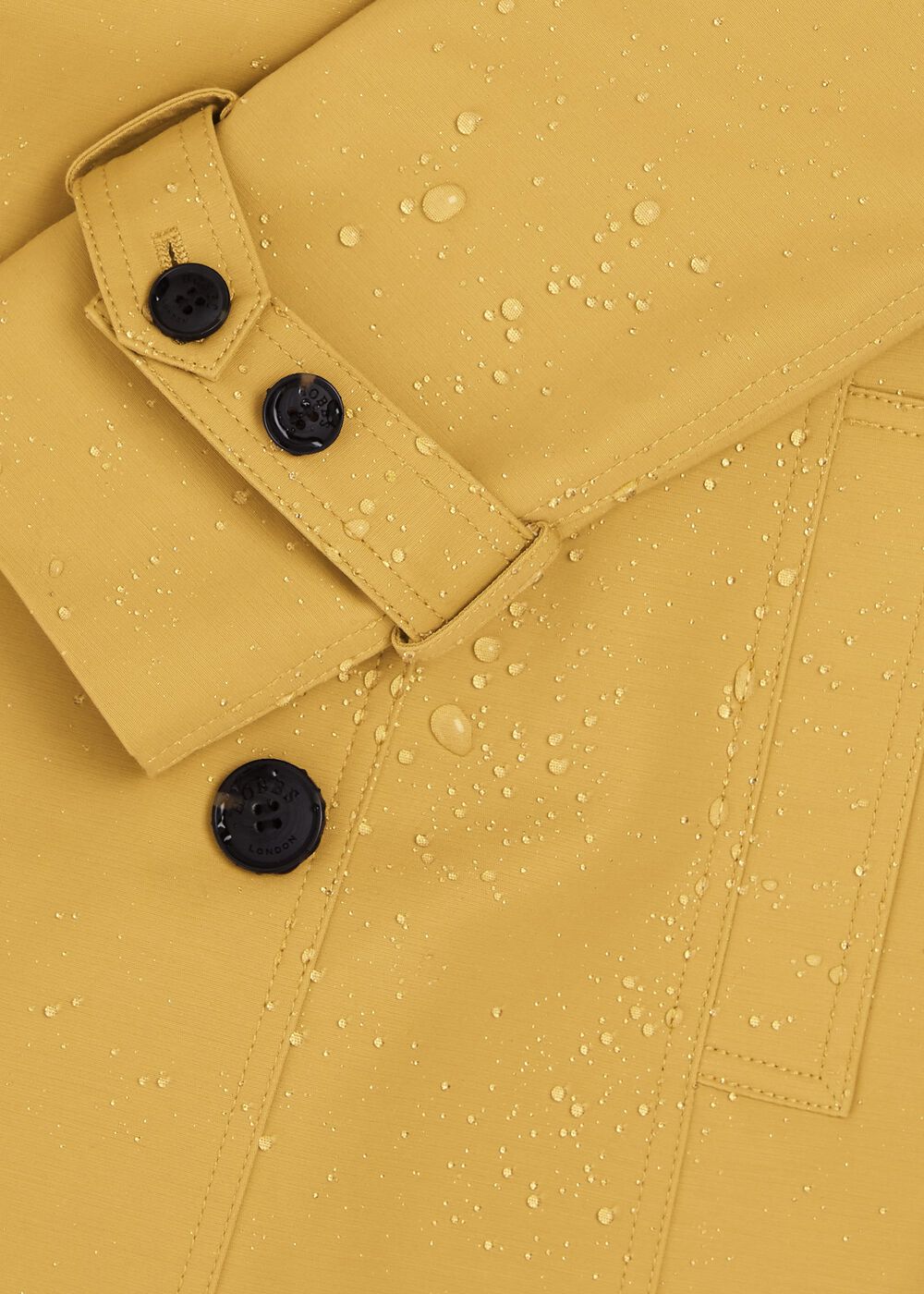 Saskia Water Resistant Trench Coat, Chartreuse, hi-res
