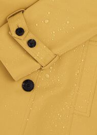 Saskia Water Resistant Trench Coat, Chartreuse, hi-res