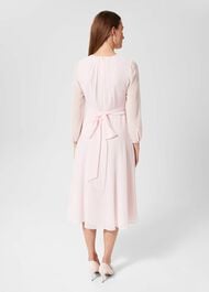 Arianne Fit And Flare Dress, Pale Pink, hi-res