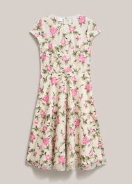 Tia Embroidered Dress, Cream Pink, hi-res